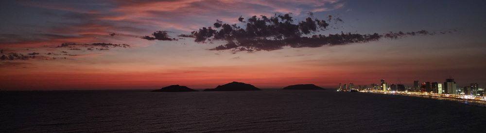 Sunset from Reforma, Mazatlán, Sinaloa, México. May 18, 2026.