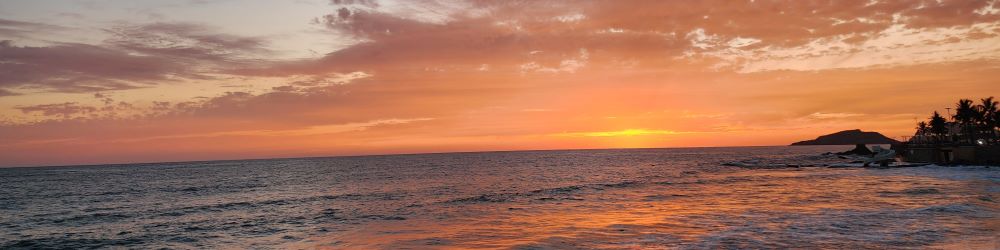 Sunset from Olas Altas, Mazatlán, Sinaloa, México. May 17, 2026.